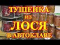 Тушенка из лося в автоклаве Мясо лосятины экологически чистое и натурально