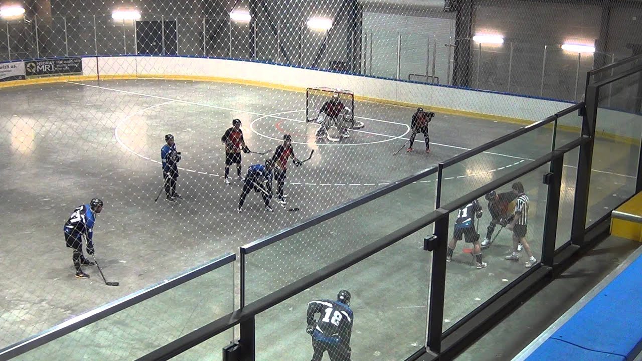Centurions vs. Surrey Giants - Period 1 (04/18/12) Ball Hockey Videos