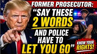 Former Prosecutor : “Say These 2 Words and Police Have to Let You Go”