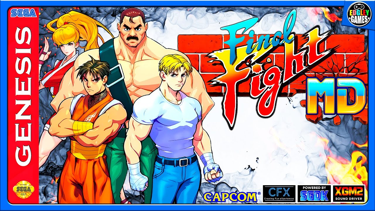 Final Fight MD: Patreon Edition v0.89b - Gameplay with Maki