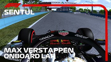 F1 2021 Max Verstappen Onboard Lap Sentul International Circuit | Rfactor F1 2021 (RFactor TVHUD)