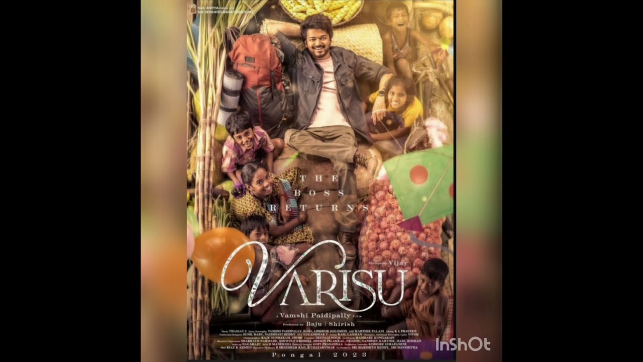 THALAPATHY VIJAY-VARISU second look poster❤❤