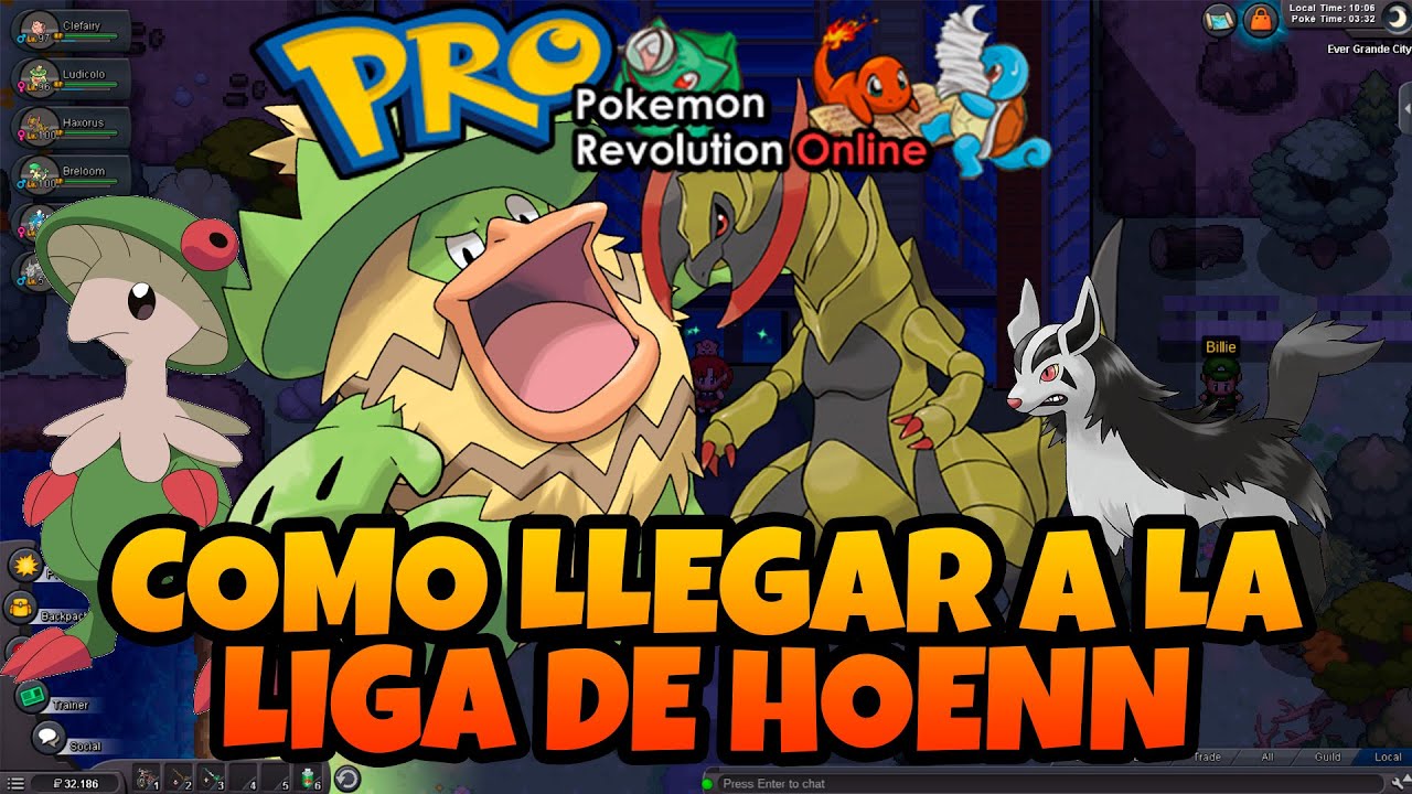 POKEMON REVOLUTION ONLINE COMO LLEGAR A LA LIGA DE HOENN YouTube