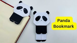 DIY Paper Panda Bookmark!!! Paper Crafts For School / Origami Bear Bookmark / Paper Craft
