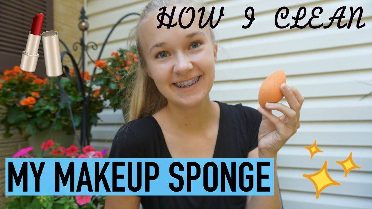 How I Clean My Makeup Sponge! | 2016