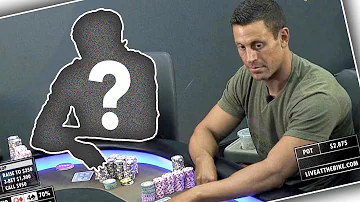 MYSTERIOUS HIGH STAKES PLAYER “WHOISWHO” DESTROYS HUGE CASH GAME ♠ Live at the Bike!