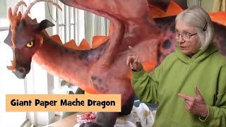 Lessons Learned: Making a Giant Paper Mache Dragon