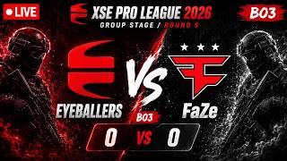 [EN] 🔴LIVE | EYEBALLERS vs FaZe  |XSE Pro League 2026 | BO3 | #cs2live