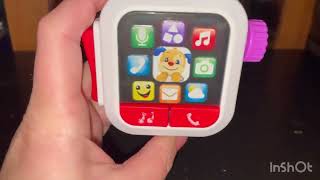 Review on fisher price laugh & learn time to learn smartwatch #fisherprice #smartwatch screenshot 3