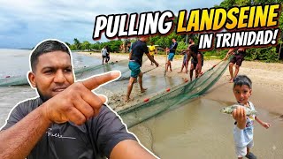 Pulling a landseine in Trinidad catch | clean | cook   🇹🇹