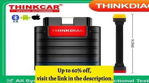 A must-have product! 2025 THINKCAR New Thinkdiag ALL System Car Diagnostic Tools ECU Coding Active