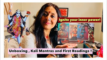 Kali Oracle - Unboxing , Kali Mantras & First Powerful Readings  #oraclecards #unboxing #pickacard