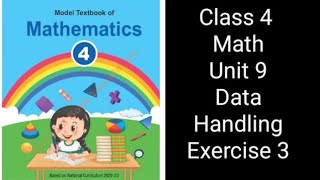 Class 4 Math | Unit 9 Exercise 3 | Data Handling | NBF Federal Board