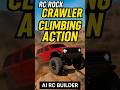 RC Rock Crawler Climbing Action | Epic Dust Trails and Rock Adventure! #rcshorts #offroad #4x4rwd