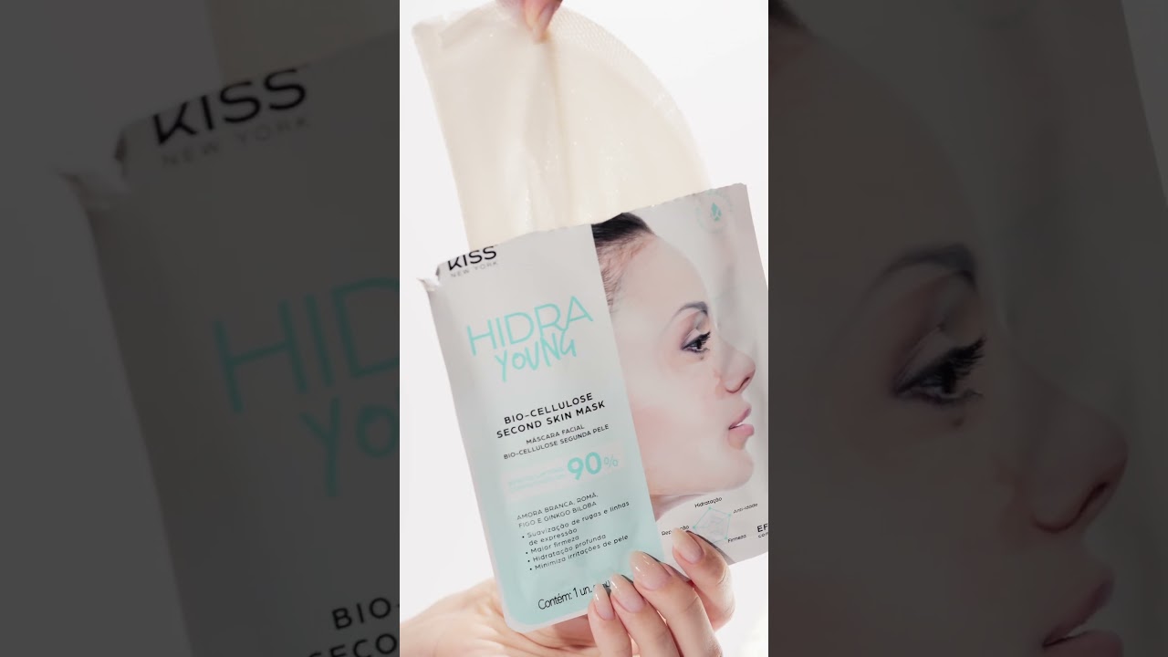 Máscara Facial de Bio-Cellulose Hidra Young - Kiss New York - Kiss