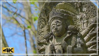 4K】御大師山・・ 野辺の石仏様 2022 .5 - YouTube