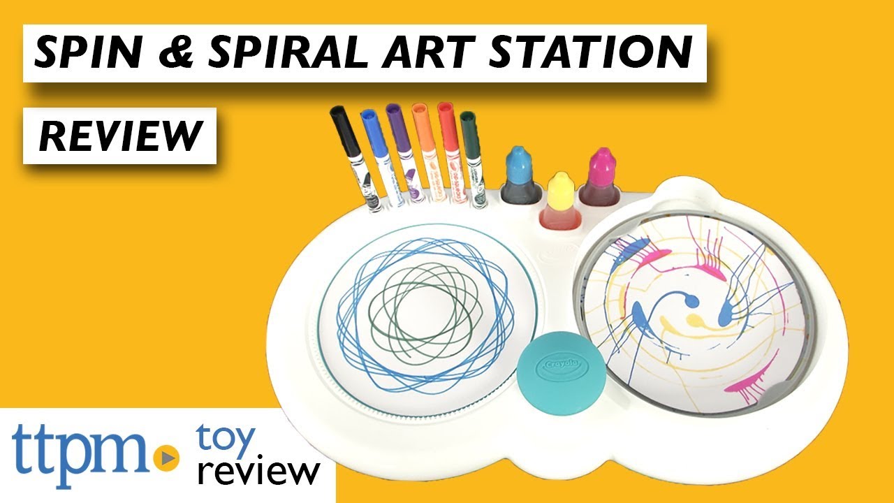 Crayola Spin & Spiral Art Station Activity Kit : Target