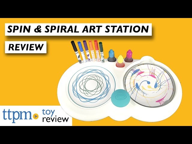 Crayola Spin & Spiral Art Station Deluxe Craft Kit