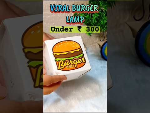 Viral Burger Lamp #ytshorts #shorts #meesho #unboxing #lamp #trendingshorts