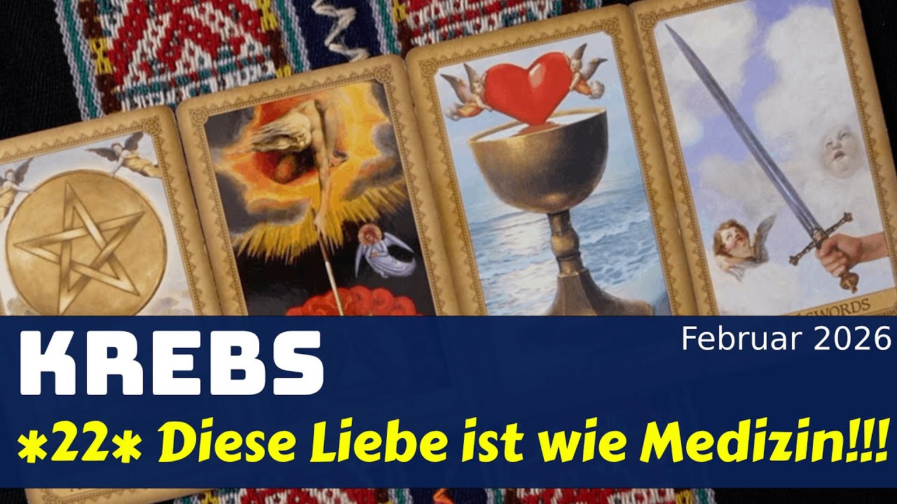 Krebs🍀*22* Diese Liebe ist wie Medizin im Februar 2026   Tarot
