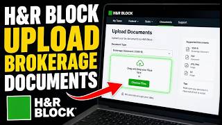 How to download H&R Block upload brokerage documents - Step By Step