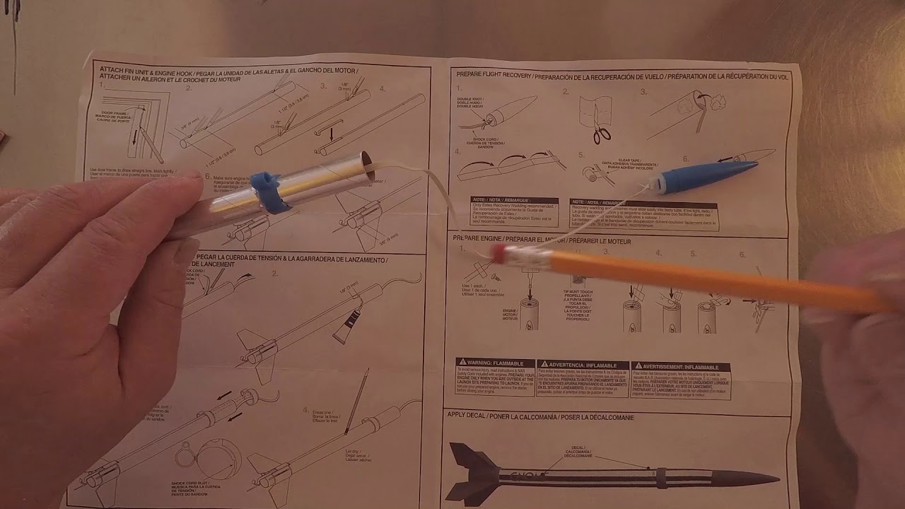 How to Build an Estes Gnome Rocket YouTube