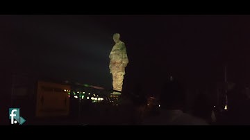 Statue of Unity - Laser Show  |  Full Video  |  High Quality |  Statue of Unity Show | Hindi