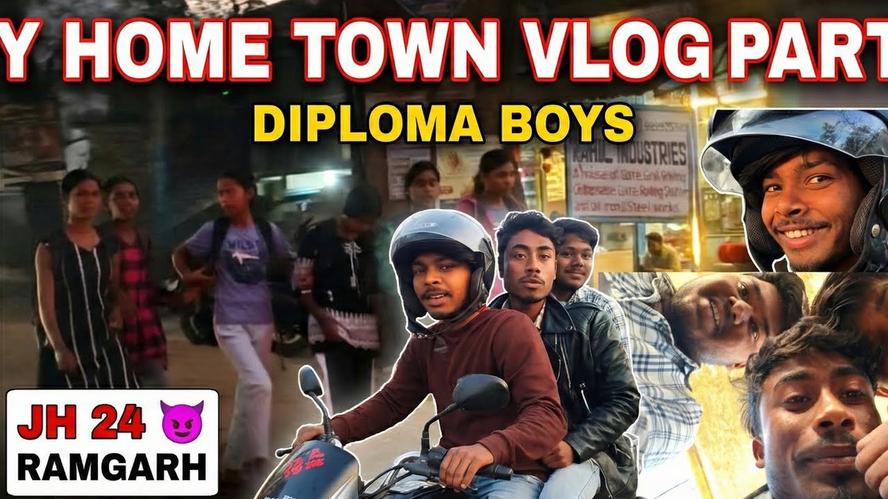 Exploring My Home Town Ramgarh 😈 | Vlog Part 2 | DIPLOMA BOYS