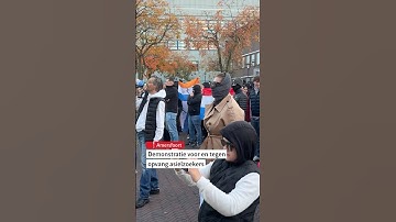ZES aanhoudingen bij demonstratie #amersfoort #demonstratie