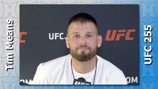 Tim Means Talks UFC 255 Mike Perry Fight & Throwing Turkey Legs On Thanksgiving