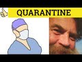 Quarantine Meaning  Definition of Quarantine - YouTube