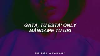 FloyyMenor, Cris MJ - GATA ONLY (Letra) Mami te siento lejos dime donde estas