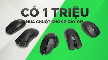 5 chuột không dây tốt nhất khoảng 1 TRIỆU để mua trong năm 2022!