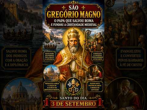 São Gregório Magno: O Papa que salvou Roma e fundou a Idade Média – Santo do Dia 3 de Setembro