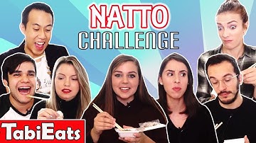 Trying Natto for the First Time (Fermented Soybeans)