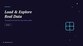 Build Real AI - Every Bad Model Starts With Data Nobody Opened