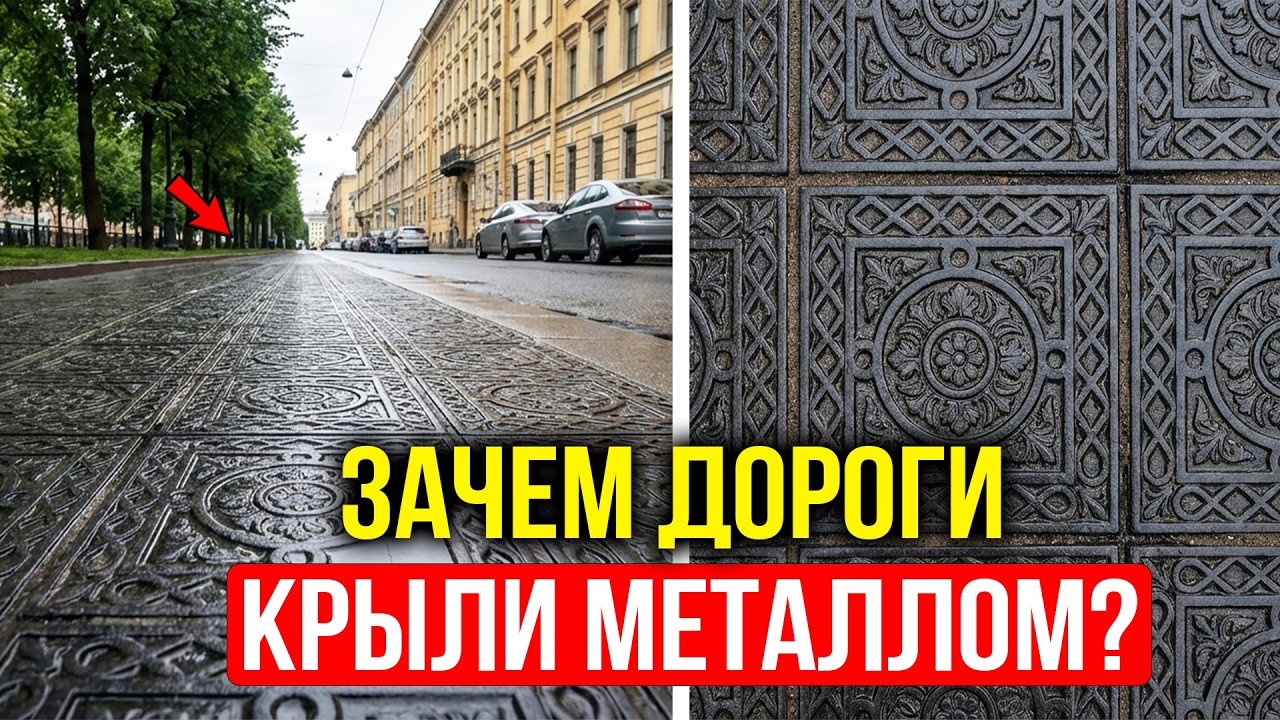 Зачем в 1800-х Тротуары Крыли Металлом? История Скрывает Этот Факт