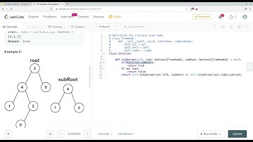575 Subtree of Another Tree | Tamil | Easy Problem | Python | Leetcode | தமிழ் #leetcode #python