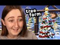 building a christmas tree farm in the sims