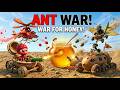 BLACK ANTS vs RED ANTS Battle for the Honey! Who Wins  3D Animation