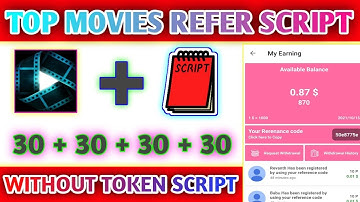 TOP MOVIES REFER SCRIPT || TOP MOVIES REFER BYPASS SCRIPT || TOP MOVIES COIN ADDER SCRIPT ||