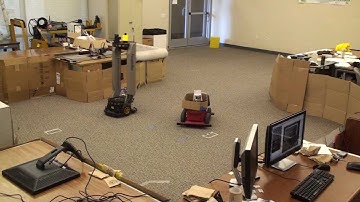 First Problem of PSO method in Multi-Robot System