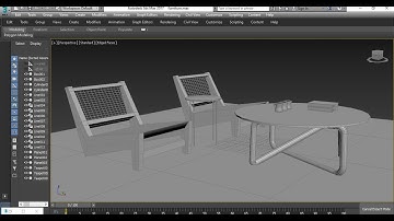 3dsmax Tutorials, Tutorial on Modeling a Stylish Furniture in 3dsmax