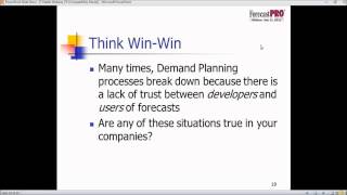 Educational Webinar: 7 Habits of Highly Effective S&OP