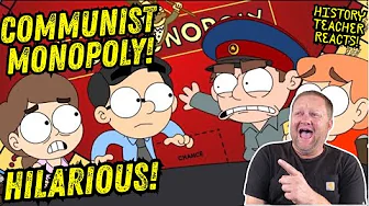 COMMUNIST Revolution in Monopoly | FreedomToons | History Teacher Reacts