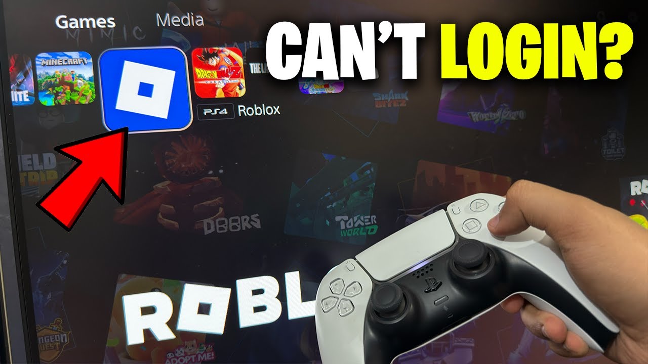 How To Fix Can't Login To Roblox On PS5 (Easy 2025 Guide) - YouTube