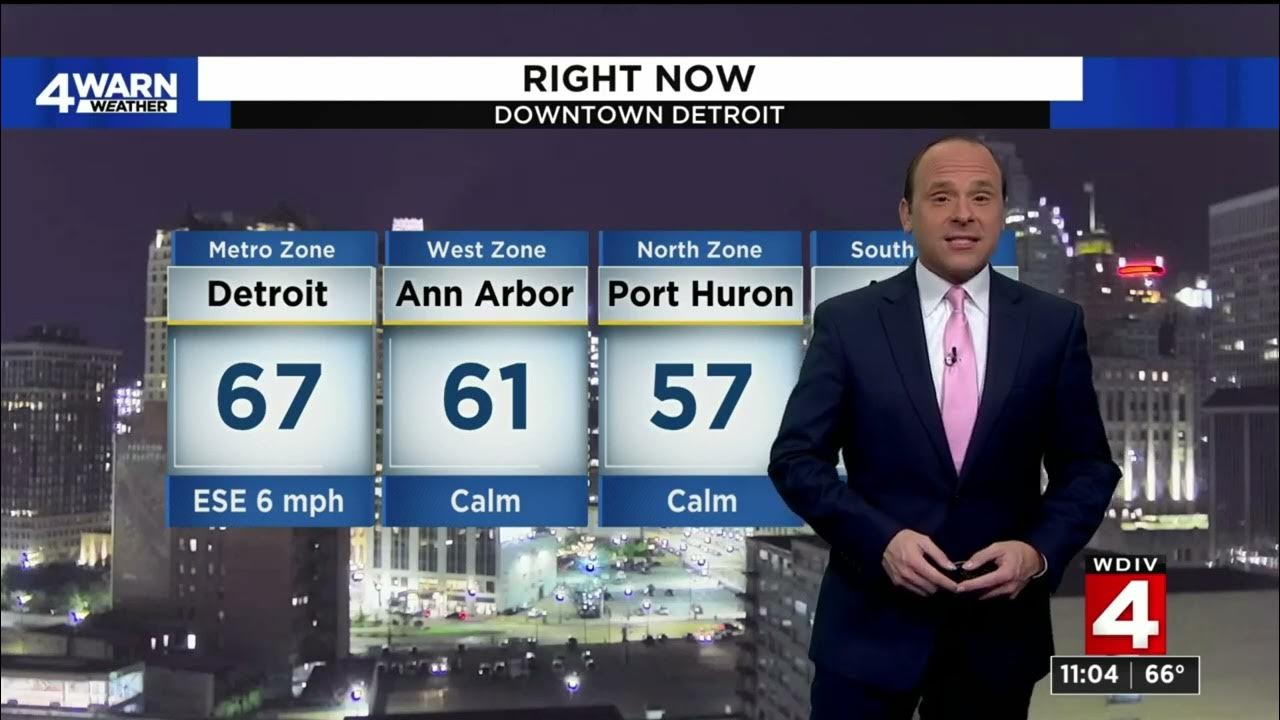 Wdiv local 4 news 4warn weather first weather 11 00 pm august