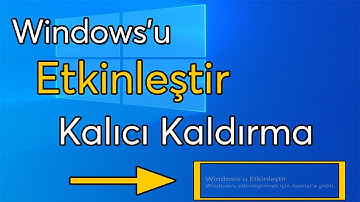 (%100 ETKİLİ) Windows