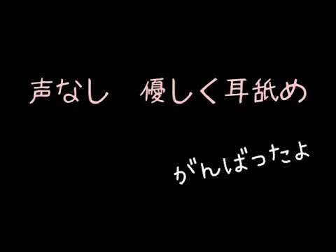 【耳舐め】声なし優しく耳舐め【女性向け】【ASMR】