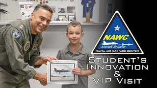 Elementary school student designs military plane, gets Admiral&#39;s attention